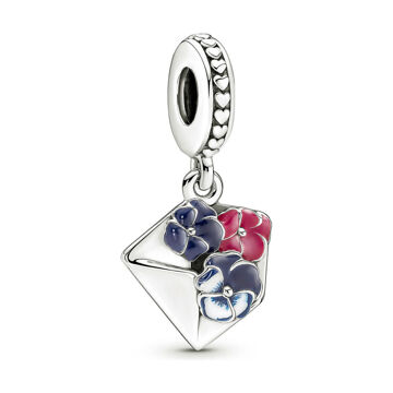 Miçangas Femininas Pandora 790787C01 Prateado Multicolor