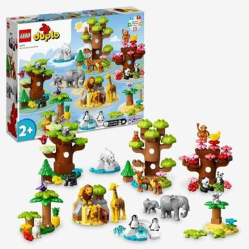 Playset Lego 10975 Duplo Wild Animals Of The World (142 Peças)