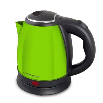 Chaleira Esperanza EKK128G Preto Verde Aço Inoxidável Plástico 1350 W 1 L