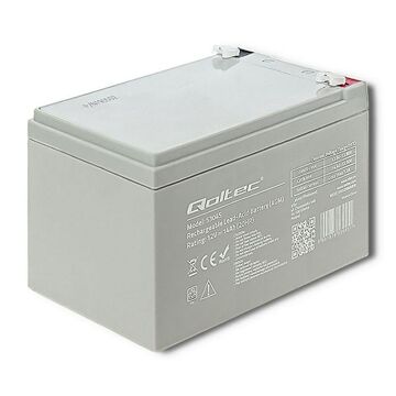 Bateria para Sistema Interactivo de Fornecimento Ininterrupto de Energia Qoltec 53045 14000 Mah 12 V