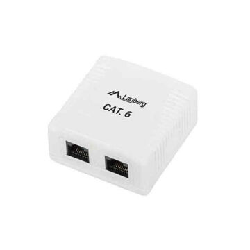 Conector RJ45 Categoria 6 Utp Lanberg OU6-0002-W Branco