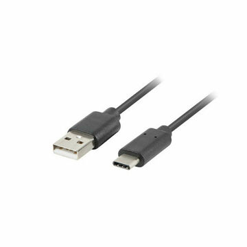 Cabo USB a para USB C Lanberg CA-USBO-31CU-0018-BK Preto 1,8 M