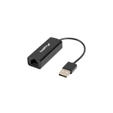 Adaptador USB 2.0 para Rede RJ45 Lanberg NC-0100-01