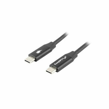 Cabo USB C Lanberg CA-CMCM-40CU-0010-BK 1 M Preto