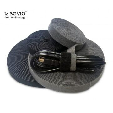 Organizador de Cabos Savio OC-01/B Preto