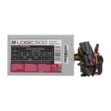 Fonte de Alimentação Modecom ZAS-LOGI-LC-500-ATX-PFC Atx 500 W