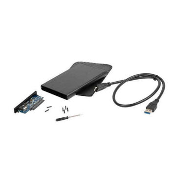 Invólucro de Disco Rígido Natec NKZ-0275 Preto USB 2.0 2,5" 480 Mbit/s