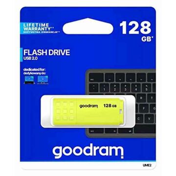 Memória USB Goodram UME2-1280Y0R11 Amarelo 128 GB