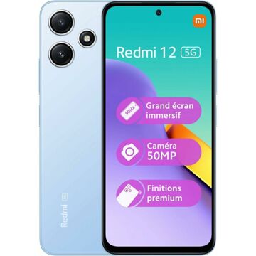 Smartphone Xiaomi Redmi 12 5G 6,7" Octa Core 4 GB Ram 128 GB Azul