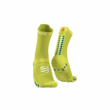 Meias de Desporto Compressport Pro Racing Verde Limão 39-41