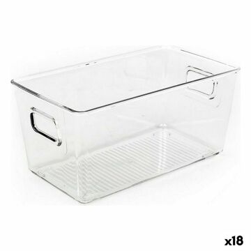 Caixa Multiusos Dem Transparente 23,5 X 13,3 X 11,5 cm (18 Unidades)