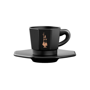 Conjunto de Chávenas de Café Bialetti Preto (4 Unidades)