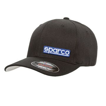 Boné Sparco Flexfit Preto