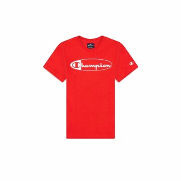 Camisola de Manga Curta Criança Champion Crewneck Vermelho 11-12 Anos