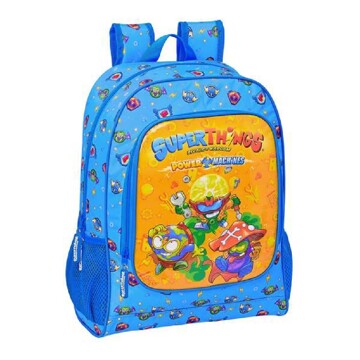 Mochila Escolar Superthings Superthings Azul Multicolor (32 X 14 X 42 cm)