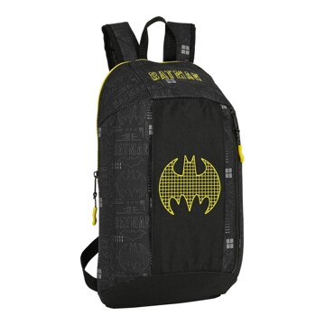 Mochila Casual Batman Comix Preto Amarelo (22 X 39 X 10 cm)