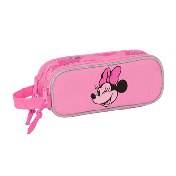 Malas para Tudo Duplas Minnie Mouse Loving Cor de Rosa 21 X 8 X 6 cm