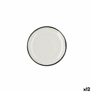 Plat Bord Ariane Vital Filo Cerâmica Branco ø 21 cm (12 Unidades)