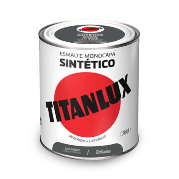 Esmalte Sintético Titanlux 5808971 Cinzento 750 Ml Brilhante