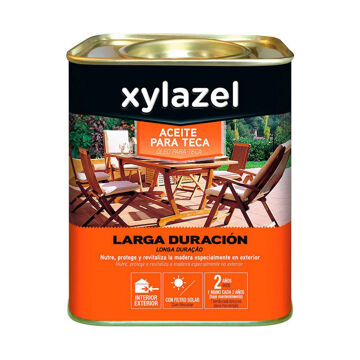 óleo de Teca Xylazel Longa Duração Nogueira 750 Ml Mate