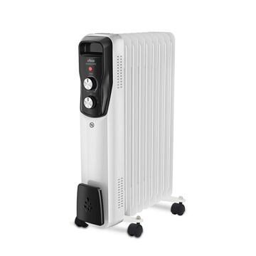 Radiador Ufesa Antares Branco 2000 W com Rodas