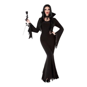 Fantasia para Adultos Vampiresa Preto Sexy Fantasma XL