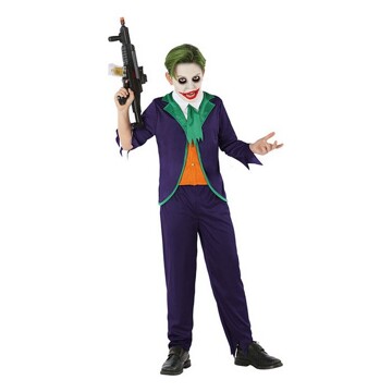 Fantasia para Crianças 112681 Palhaço Joker (3 Pcs) 10-12 Anos