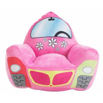 Poltrona Infantil Carro Cor de Rosa 52 X 48 X 51 cm