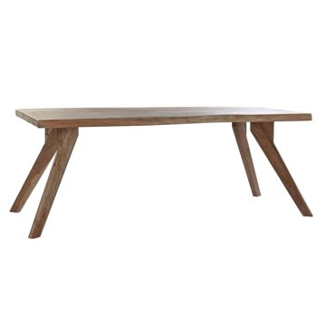 Mesa de Jantar Dkd Home Decor Castanho Acácia (200 X 90 X 77 cm)