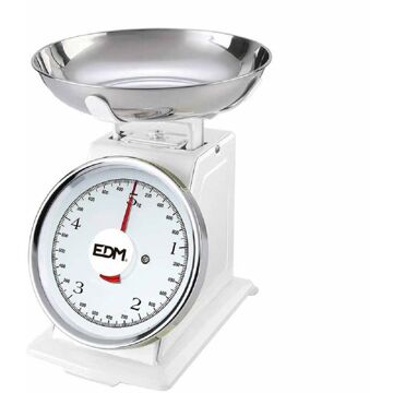 Balança Analógica Edm Branco 5 kg (20,5 X 4 cm)