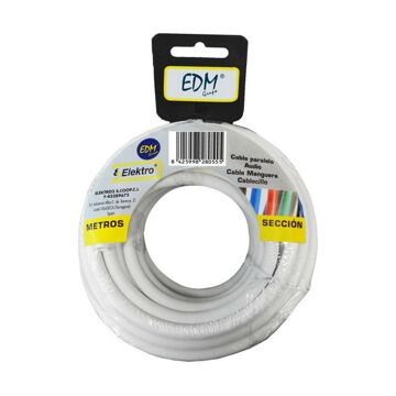 Cabo Edm 2 X 0,75 mm Branco 20 M