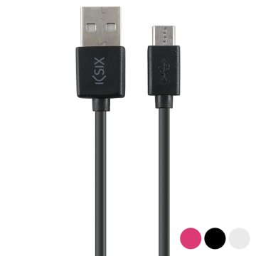 Cabo USB para Micro USB 1 M Cor de Rosa