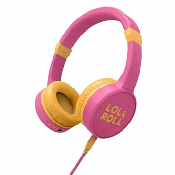 Auriculares com Microfone Energy Sistem Lol&roll Pop Kids Cor de Rosa