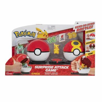 Playset Pokemon Surprise Attack Game 10 Peças