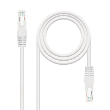 Cabo Ethernet Lan Nanocable Branco 2 M