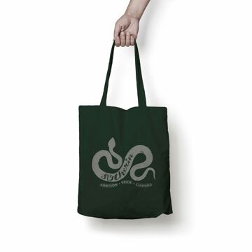 Mala de Compras Harry Potter Slytherin Values 36 X 42 cm