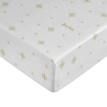 Lençol de Baixo Harry Potter Branco Dourado 70x140 cm