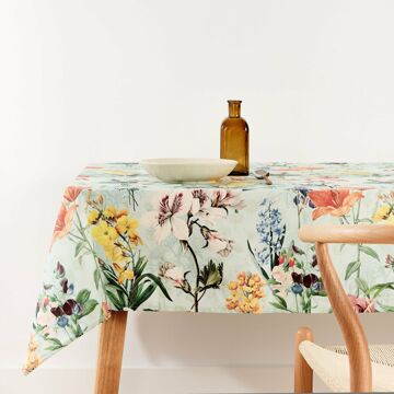 Toalha de Mesa Belum Verde Claro 100 X 155 cm Floral