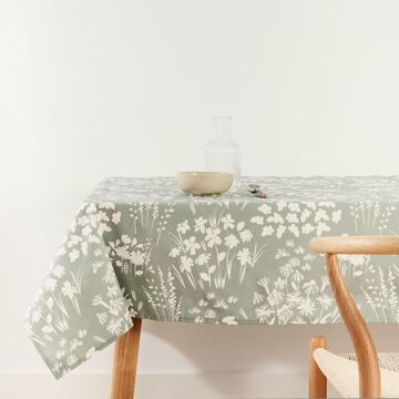 Toalha de Mesa Belum Verde 100 X 155 cm Bloemen