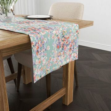 Caminho de Mesa Muaré 0120-363 Multicolor 45 X 140 cm