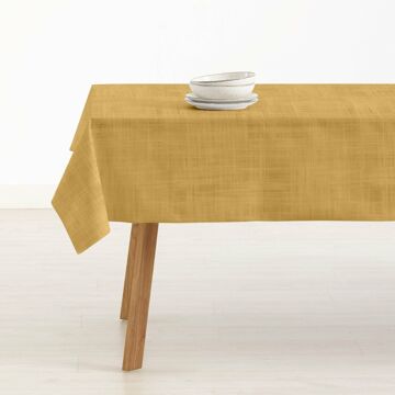 Toalha de Mesa Belum Liso Mostarda 200 X 155 cm