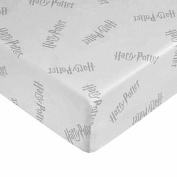 Lençol de Baixo Harry Potter Branco Cinzento 70x140 cm