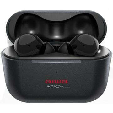 Auriculares com Microfone Aiwa EBTW-888ANC/BK Preto