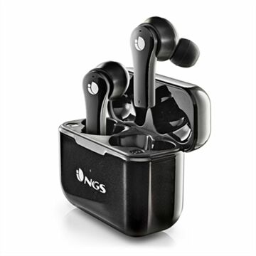 Auriculares Bluetooth Ngs Artica Bloom Branco Preto Silicone