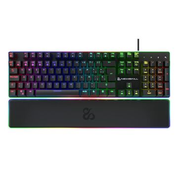 Teclado Gaming Newskill Gungnyr Pro Qwerty Espanhol Preto LED Rgb