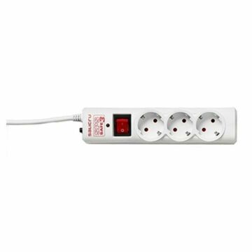 Extensão com 3 Tomadas Schuko com Interruptor Salicru Sps Safe 3 (1,5 m)