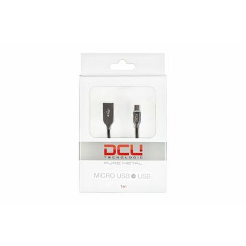 Cabo USB para Micro USB Dcu 30401295 Cinzento 1 M