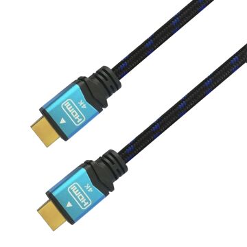 Cabo Hdmi Aisens 3 M Preto/azul 4K Ultra Hd