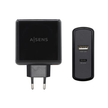 Carregador USB Parede Aisens ASCH-2PD45A-BK Usb-c 57 W