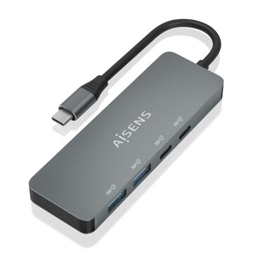 Hub USB Aisens A109-0694 Cinzento